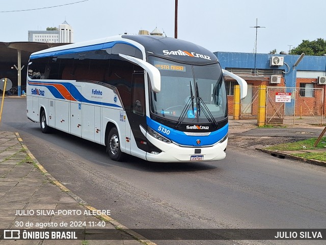VUSC - Viação União Santa Cruz 5130 na cidade de Porto Alegre, Rio Grande do Sul, Brasil, por JULIO SILVA. Número da foto: #12370779.