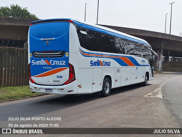 VUSC - Viação União Santa Cruz 5130 na cidade de Porto Alegre, Rio Grande do Sul, Brasil, por JULIO SILVA. Número da foto: #12370773.