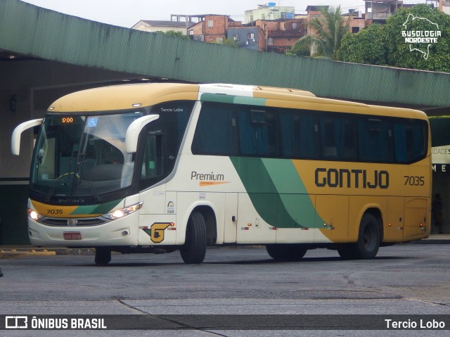 Empresa Gontijo de Transportes 7035 na cidade de Salvador, Bahia, Brasil, por Tercio Lobo. Número da foto: #12371951.
