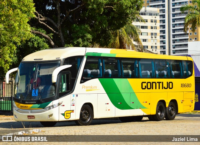 Empresa Gontijo de Transportes 18680 na cidade de Fortaleza, Ceará, Brasil, por Jaziel Lima. Número da foto: #12371838.