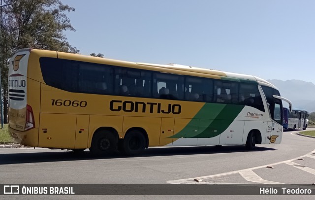 Empresa Gontijo de Transportes 16060 na cidade de Resende, Rio de Janeiro, Brasil, por Hélio  Teodoro. Número da foto: #12371989.