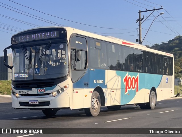Auto Viação 1001 RJ 108.607 na cidade de Niterói, Rio de Janeiro, Brasil, por Thiago Oliveira. Número da foto: #12371126.