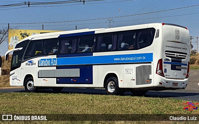 VIDA - Viação Danúbio Azul 19021 na cidade de Pirassununga, São Paulo, Brasil, por Claudio Luiz. Número da foto: #12371561.