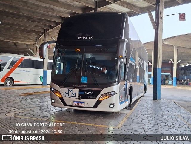 Empresa de Ônibus Nossa Senhora da Penha 64020 na cidade de Porto Alegre, Rio Grande do Sul, Brasil, por JULIO SILVA. Número da foto: #12370844.