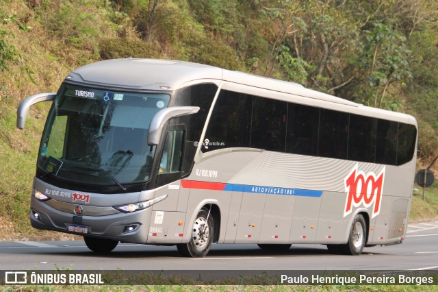 Auto Viação 1001 RJ 108.1098 na cidade de Piraí, Rio de Janeiro, Brasil, por Paulo Henrique Pereira Borges. Número da foto: #12371970.