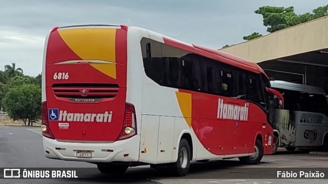 Expresso Itamarati 6816 na cidade de Ribeirão Preto, São Paulo, Brasil, por Fábio Paixão. Número da foto: #12369908.