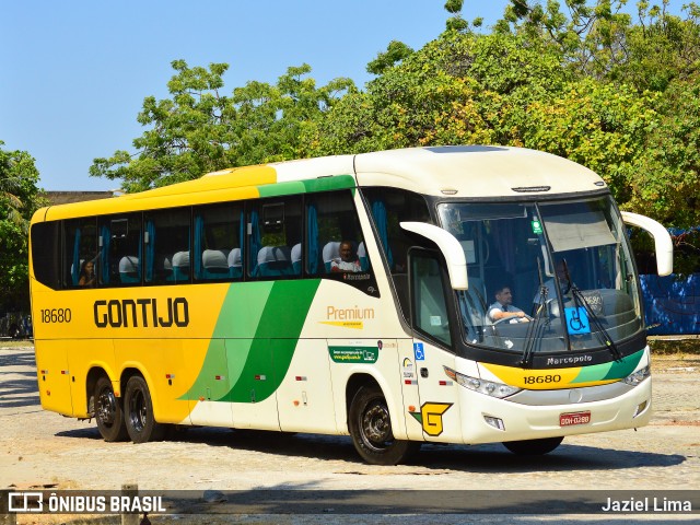 Empresa Gontijo de Transportes 18680 na cidade de Fortaleza, Ceará, Brasil, por Jaziel Lima. Número da foto: #12371860.