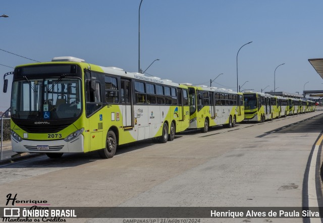 Itajaí Transportes Coletivos 2073 na cidade de Campinas, São Paulo, Brasil, por Henrique Alves de Paula Silva. Número da foto: #12372194.