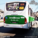 Viação Vera Cruz RJ 205.079 na cidade de Rio de Janeiro, Rio de Janeiro, Brasil, por João Lucas Rodrigues da Cunha. Número da foto: #12371350.