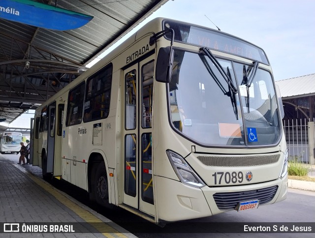 Expresso Azul 17089 na cidade de Pinhais, Paraná, Brasil, por Everton S de Jesus. Número da foto: #12303758.