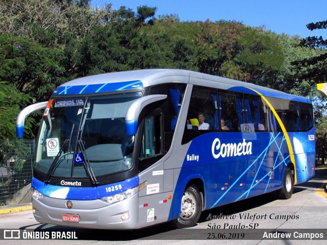 Viação Cometa 10259 na cidade de São Paulo, São Paulo, Brasil, por Andrew Campos. Número da foto: #12304825.