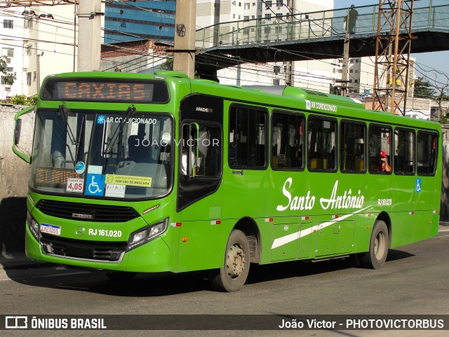 Transportes Santo Antônio RJ 161.020 na cidade de Duque de Caxias, Rio de Janeiro, Brasil, por João Victor - PHOTOVICTORBUS. Número da foto: #12302565.