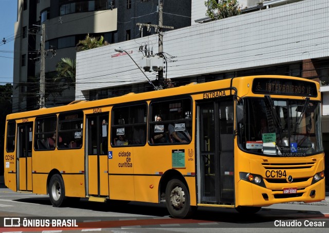Auto Viação Santo Antônio CC194 na cidade de Curitiba, Paraná, Brasil, por Claudio Cesar. Número da foto: #12304841.
