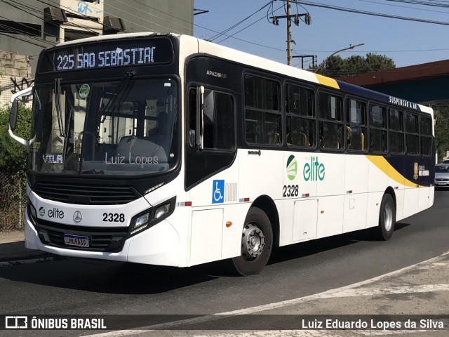 Viação Elite 2328 na cidade de Volta Redonda, Rio de Janeiro, Brasil, por Luiz Eduardo Lopes da Silva. Número da foto: #12302124.