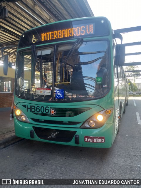 Auto Viação Redentor HB606 na cidade de Curitiba, Paraná, Brasil, por JONATHAN EDUARDO CANTOR. Número da foto: #12302523.