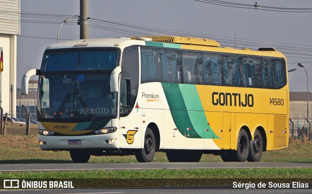 Empresa Gontijo de Transportes 14580 na cidade de Limeira, São Paulo, Brasil, por Sérgio de Sousa Elias. Número da foto: #12304792.