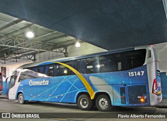 Viação Cometa 15147 na cidade de Sorocaba, São Paulo, Brasil, por Flavio Alberto Fernandes. Número da foto: #12302521.