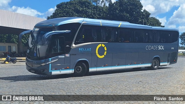 Viação Cidade Sol 8760 na cidade de Cruz das Almas, Bahia, Brasil, por Flávio Santos. Número da foto: #12302566.
