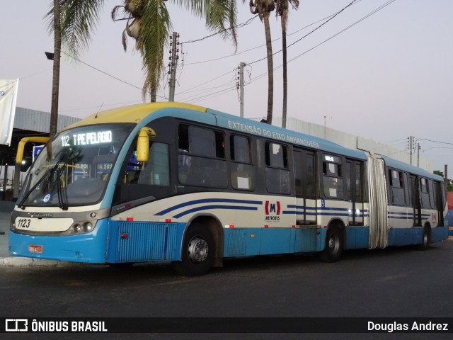 Metrobus 1123 na cidade de Trindade, Goiás, Brasil, por Douglas Andrez. Número da foto: #12304278.