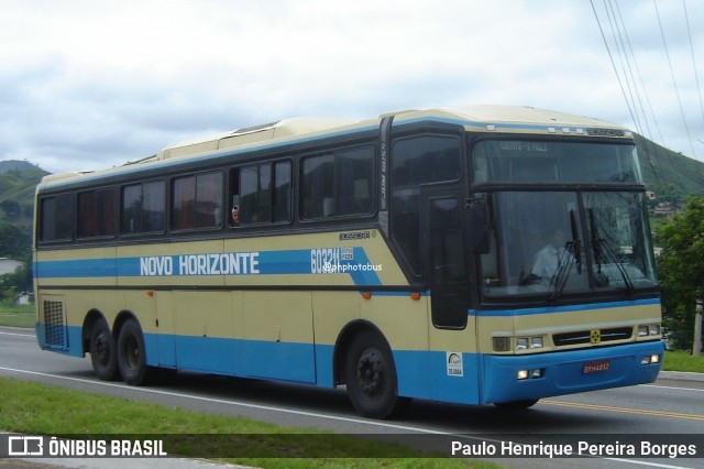 Viação Novo Horizonte 603211 na cidade de Barra do Piraí, Rio de Janeiro, Brasil, por Paulo Henrique Pereira Borges. Número da foto: #12302722.