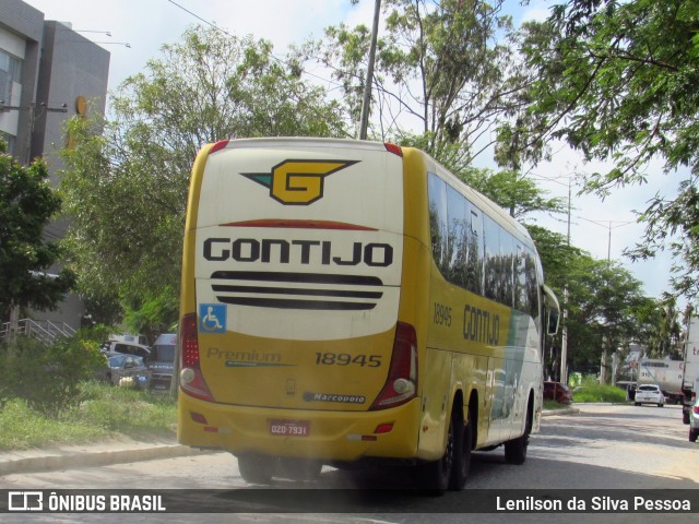 Empresa Gontijo de Transportes 18945 na cidade de Caruaru, Pernambuco, Brasil, por Lenilson da Silva Pessoa. Número da foto: #12307134.