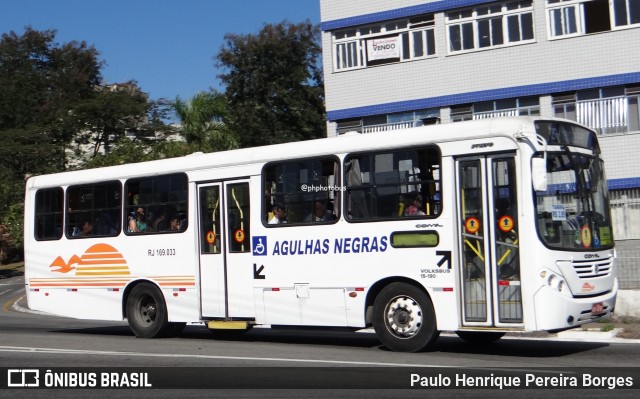 Viação Agulhas Negras RJ 169.033 na cidade de Volta Redonda, Rio de Janeiro, Brasil, por Paulo Henrique Pereira Borges. Número da foto: #12307394.