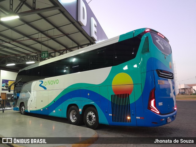 Rio Novo Transportes e Turismo 22208 na cidade de Sinop, Mato Grosso, Brasil, por Jhonata de Souza. Número da foto: #12305890.