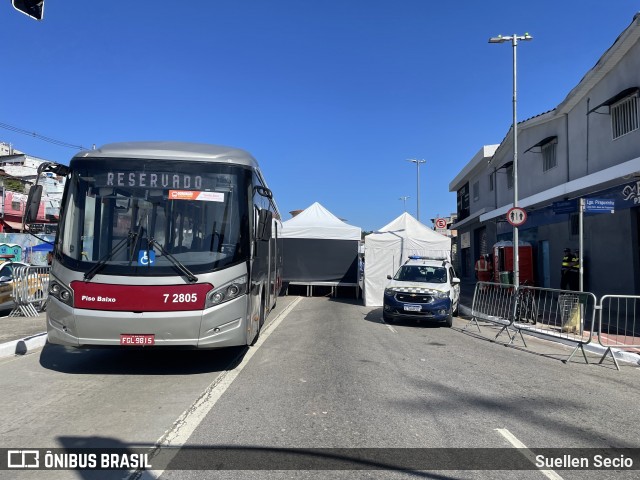 Viação Campo Belo 7 2805 na cidade de São Paulo, São Paulo, Brasil, por Suellen Secio. Número da foto: #12305888.