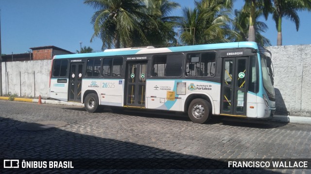 Maraponga Transportes 26525 na cidade de Fortaleza, Ceará, Brasil, por FRANCISCO WALLACE. Número da foto: #12305454.