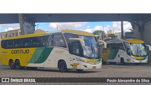Empresa Gontijo de Transportes 19480 na cidade de Belo Horizonte, Minas Gerais, Brasil, por Paulo Alexandre da Silva. Número da foto: #12306764.