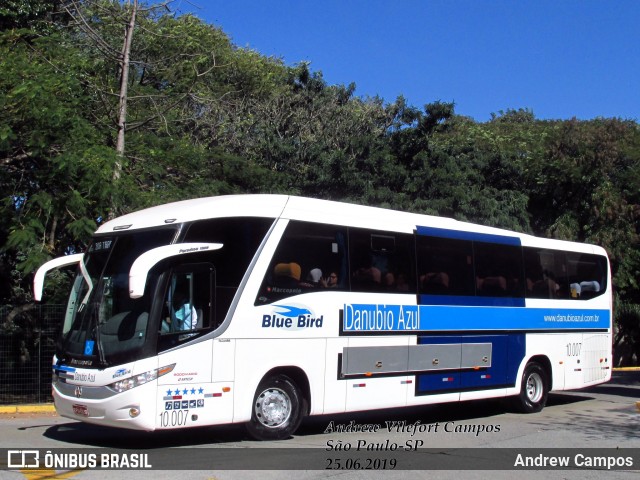 VIDA - Viação Danúbio Azul 10.007 na cidade de São Paulo, São Paulo, Brasil, por Andrew Campos. Número da foto: #12307619.