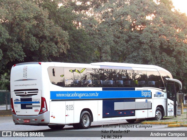 Auto Viação Bragança 18.035 na cidade de São Paulo, São Paulo, Brasil, por Andrew Campos. Número da foto: #12307626.