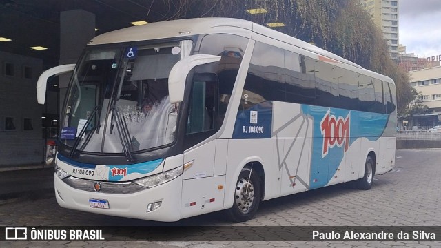 Auto Viação 1001 RJ 108.090 na cidade de Belo Horizonte, Minas Gerais, Brasil, por Paulo Alexandre da Silva. Número da foto: #12306710.