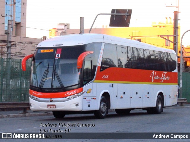 Viação Vale do Tietê 818 na cidade de São Paulo, São Paulo, Brasil, por Andrew Campos. Número da foto: #12307651.