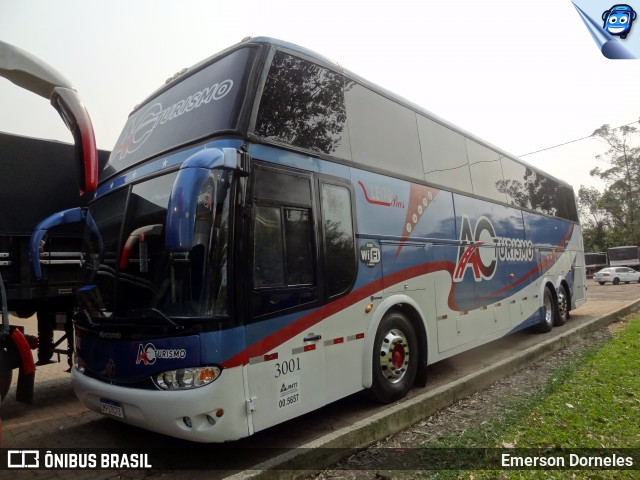 AC Turismo 3001 na cidade de Venâncio Aires, Rio Grande do Sul, Brasil, por Emerson Dorneles. Número da foto: #12305460.