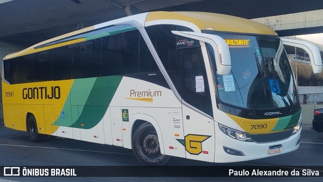 Empresa Gontijo de Transportes 7090 na cidade de Belo Horizonte, Minas Gerais, Brasil, por Paulo Alexandre da Silva. Número da foto: #12306733.