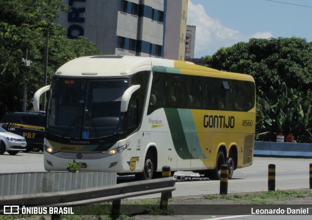 Empresa Gontijo de Transportes 18560 na cidade de Aparecida, São Paulo, Brasil, por Leonardo Daniel. Número da foto: #12306877.
