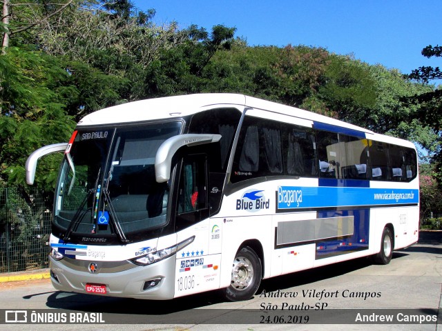 Auto Viação Bragança 18.036 na cidade de São Paulo, São Paulo, Brasil, por Andrew Campos. Número da foto: #12307629.