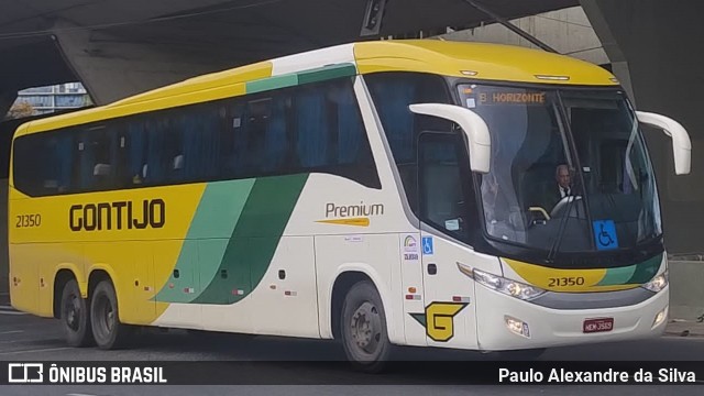 Empresa Gontijo de Transportes 21350 na cidade de Belo Horizonte, Minas Gerais, Brasil, por Paulo Alexandre da Silva. Número da foto: #12306784.