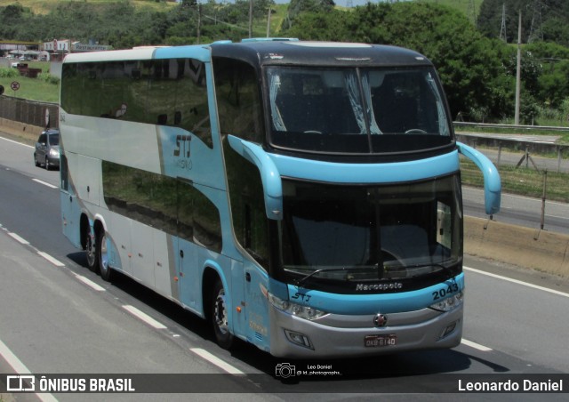 STJ Turismo 2043 na cidade de Aparecida, São Paulo, Brasil, por Leonardo Daniel. Número da foto: #12306903.