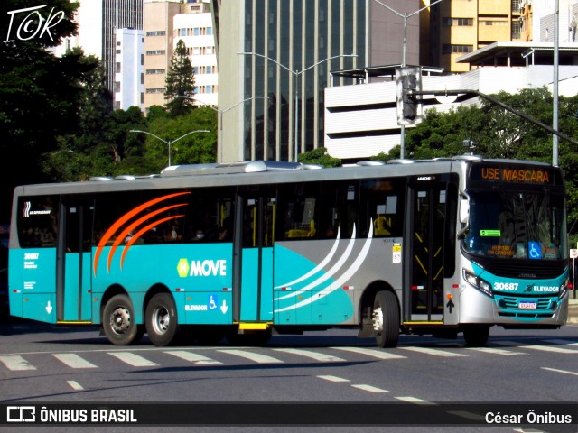 Expresso Luziense > Territorial Com. Part. e Empreendimentos 30687 na cidade de Belo Horizonte, Minas Gerais, Brasil, por César Ônibus. Número da foto: #12307186.