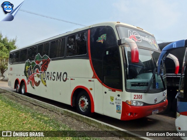 AC Turismo 2308 na cidade de Venâncio Aires, Rio Grande do Sul, Brasil, por Emerson Dorneles. Número da foto: #12305475.