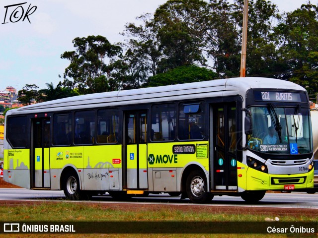 Auto Omnibus Floramar 10766 na cidade de Belo Horizonte, Minas Gerais, Brasil, por César Ônibus. Número da foto: #12307171.