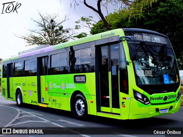 SM Transportes 20969 na cidade de Belo Horizonte, Minas Gerais, Brasil, por César Ônibus. Número da foto: #12307238.