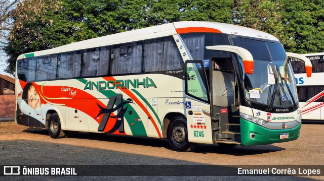 Empresa de Transportes Andorinha 6246 na cidade de Bauru, São Paulo, Brasil, por Emanuel Corrêa Lopes. Número da foto: #12306788.