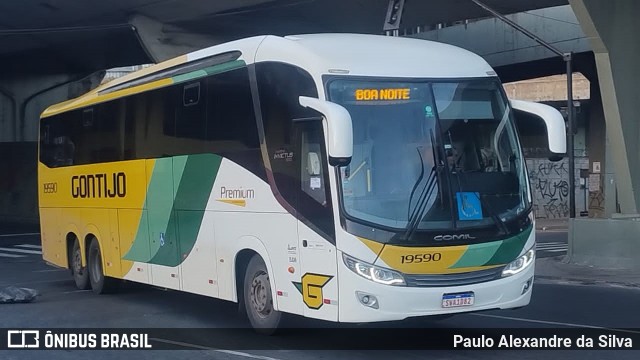 Empresa Gontijo de Transportes 19590 na cidade de Belo Horizonte, Minas Gerais, Brasil, por Paulo Alexandre da Silva. Número da foto: #12306738.