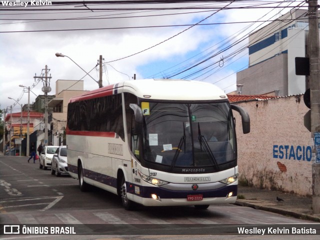 Viação Piracicabana 2137 na cidade de Sorocaba, São Paulo, Brasil, por Weslley Kelvin Batista. Número da foto: #12309319.
