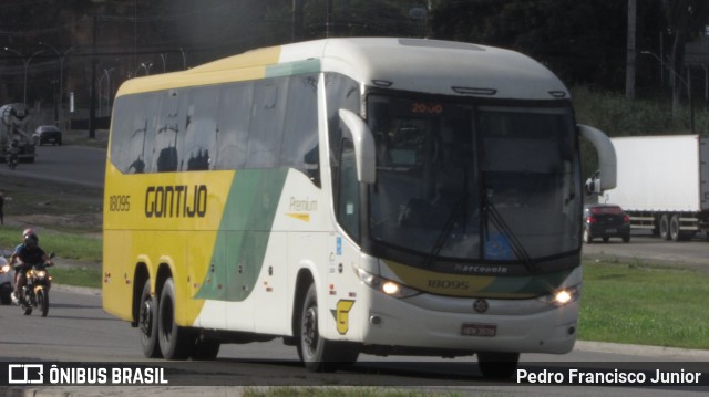 Empresa Gontijo de Transportes 18095 na cidade de Jaboatão dos Guararapes, Pernambuco, Brasil, por Pedro Francisco Junior. Número da foto: #12307775.