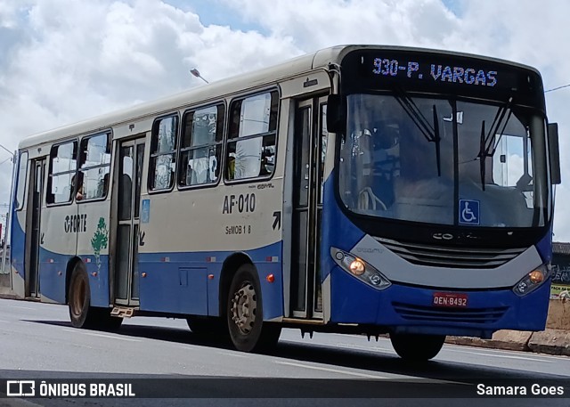 Viação Forte AF-010 na cidade de Ananindeua, Pará, Brasil, por Samara Goes. Número da foto: #12308089.