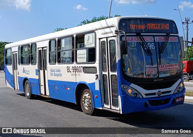 Transportes Águas Lindas BL-99607 na cidade de Belém, Pará, Brasil, por Samara Goes. Número da foto: #12308081.